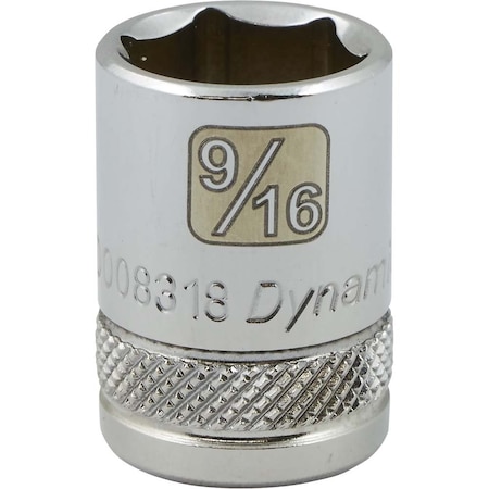 Dynamic 3/8" Drive, 9/16" SAE Socket, 6 Points D008318